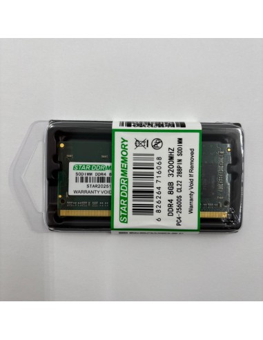 STAR DDR MEMORY Memoria RAM DDR4 8GB SODIMM...