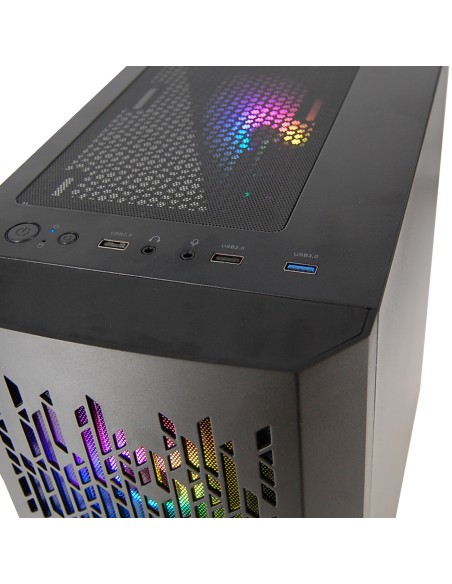 PC Computer Gaming Assemblato Intel i7-8700 Ram 16GB SSD 1TB RTX 5060 8GB GDDR7 Nero
