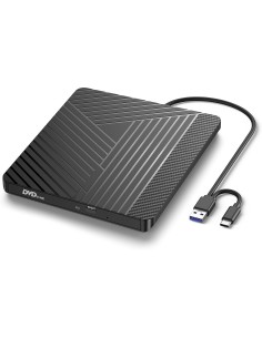 Lettore Masterizzatore CD-RW DVD-RW Esterno USB 3.0 e Type-C
