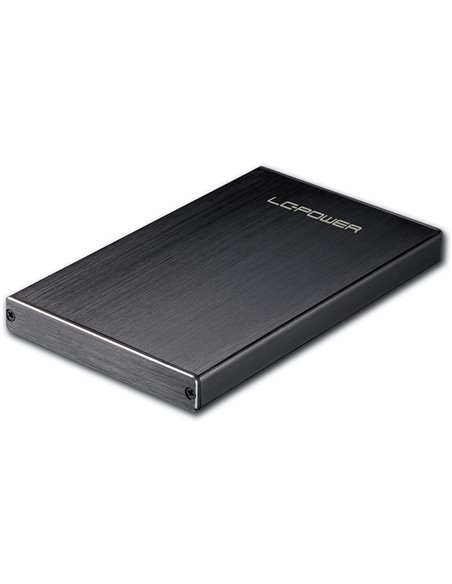 Box Esterno Per Hard Disk 2.5" SATA I II III USB 3.1 Gen 2 Type C LC-Power LC-25U3-BECRUX-C1