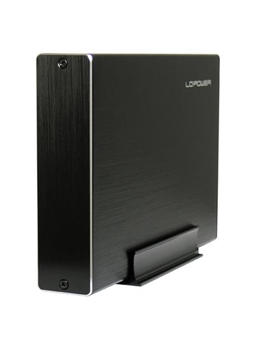 Box Esterno Per Hard Disk 3.5" SATA I II III USB 3.1 Gen 2 Type C LC-Power LC-35U3-BECRUX-C1