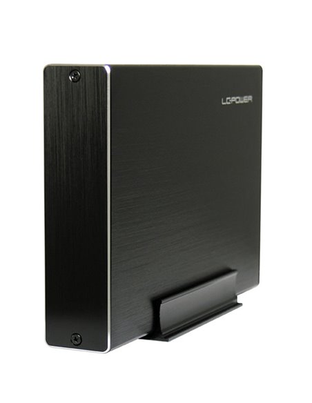 Box Esterno Per Hard Disk 3.5" SATA I II III USB 3.1 Gen 2 Type C LC-Power LC-35U3-BECRUX-C1
