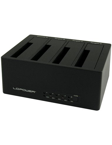Docking Station Hard Disk 3.5" 2.5" USB 3.0 eSATA LC-Power LC-DOCK-U3-4B