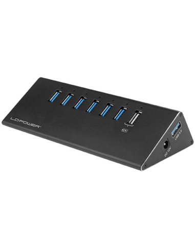 Docking Station HUB USB 3.0 LC-Power LC-HUB-ALU-2B-7