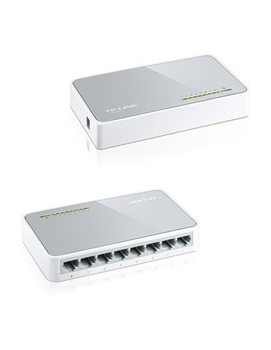 Switch Desktop TP-Link TL-SF1008D 8 Porte RJ45 10/100 Mbps