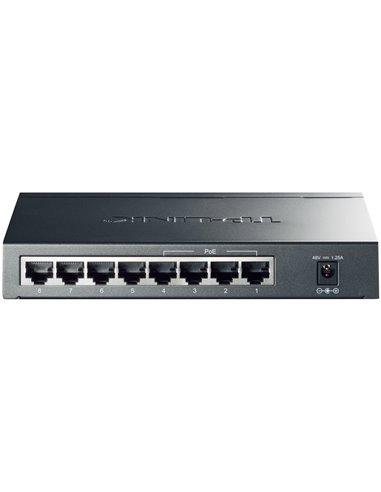 Switch Desktop TP-Link TL-SG1008P 8 Porte RJ45 10/100/1000 Mbps con 4 Porte PoE+