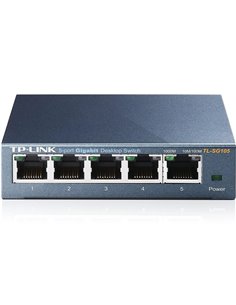 Switch Desktop TP-Link TL-SG105 5 Porte Gigabit RJ45 10/100/1000 Mbps