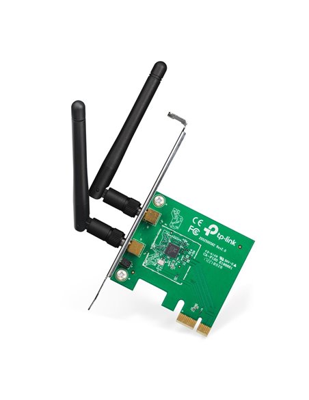 Scheda Di Rete Wireless TP-Link TL-WN881ND 300Mbps PCI-Express x1 + Staffa Low Profile