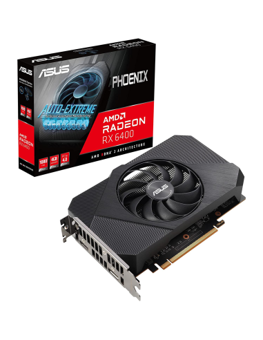 Scheda Video ASUS AMD Radeon RX 6400 4GB GDDR6 Phoenix