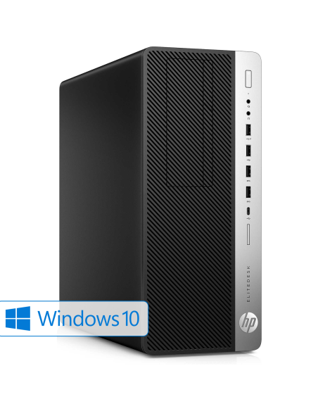 HP EliteDesk 800 G4 Tower Computer Intel i5-8400 Ram 8GB SSD 240GB (Ricondizionato Grado B)