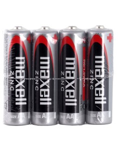 Maxell 4 Batterie AA Stilo R6 1.5V