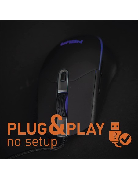 Noua Mouse USB Gaming Neon