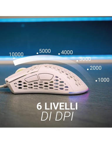 Noua Mouse USB Gaming Myst M80 White