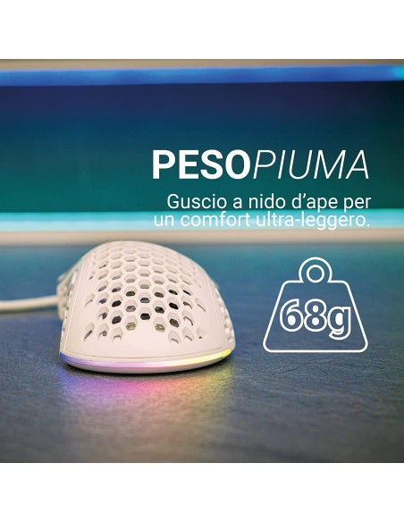 Noua Mouse USB Gaming Myst M80 White