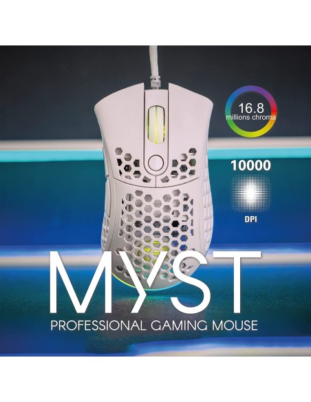 Noua Mouse USB Gaming Myst M80 White