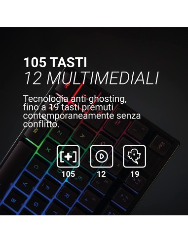 Noua Tastiera USB da Gaming RGB Shield