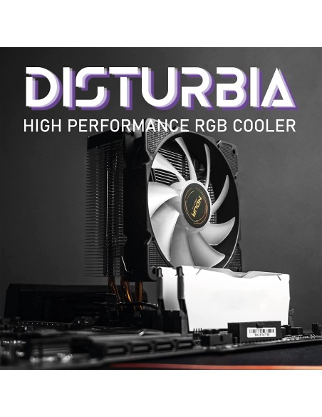Noua Disturbia RGB Rainbow Dissipatore per CPU Intel AMD