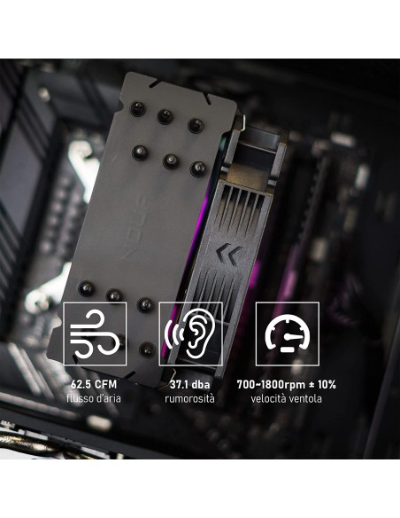 Noua Arcade ARGB Dissipatore per CPU Intel AMD