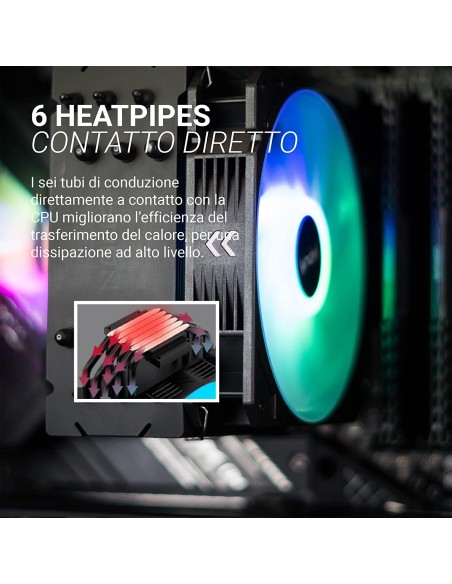 Noua Arcade ARGB Dissipatore per CPU Intel AMD