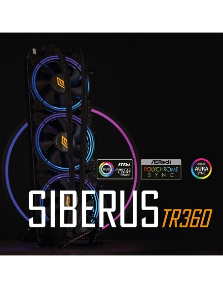 Noua Siberus TR360 ARGB Dissipatore a Liquido per CPU Intel AMD