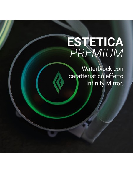 Noua Siberus TR241 White ARGB Dissipatore a Liquido per CPU Intel AMD