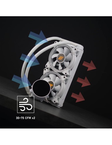 Noua Siberus TR241 White ARGB Dissipatore a...