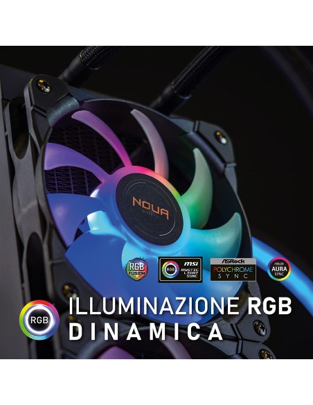 Noua Polaris LM240 ARGB Dissipatore a Liquido per CPU Intel AMD