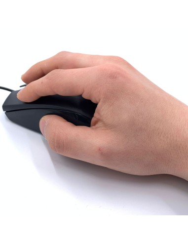 Mouse USB Topcore TOPMO1 3 Pulsanti Nero