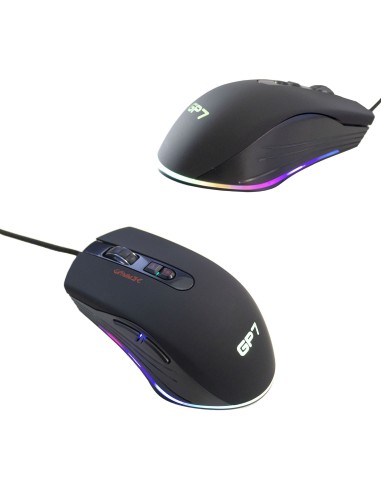 Mouse USB Gaming Alantik MOGP07 7 Pulsanti Nero...