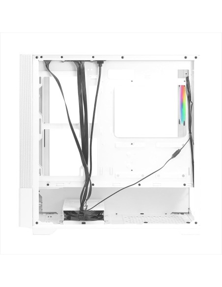 Noua Fobia L111 Case Micro-ATX Gaming Ventola A-RGB Mesh White